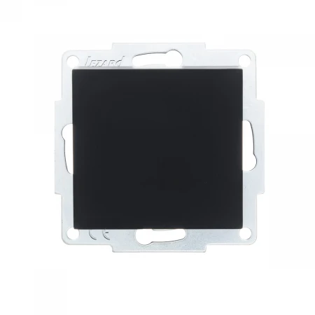 Выключатель Lezard Vesna черный 742-4288-100