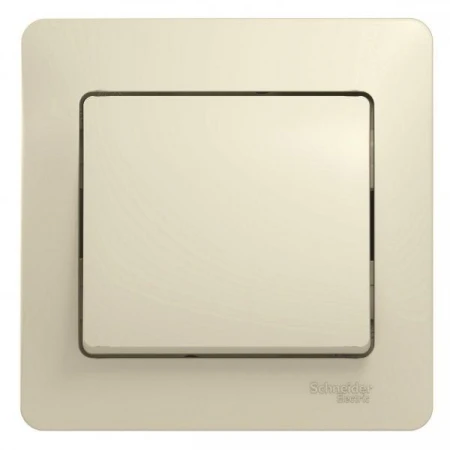 Выключатель одноклавишный Systeme Electric Glossa 10A 250V бежевый GSL000212