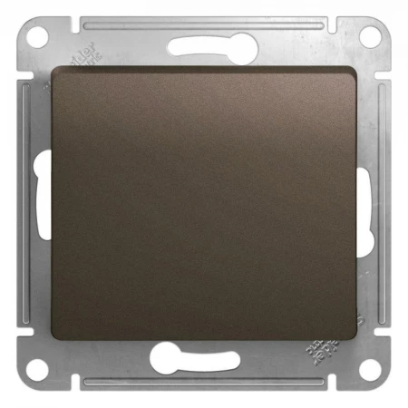 Выключатель одноклавишный Systeme Electric Glossa 10A 250V шоколад GSL000811