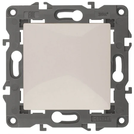 Переключатель одноклавишный ЭРА Elegance 10AX 250V 14-1103-02 Б0034223