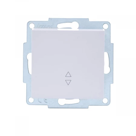 Выключатель проходной Lezard Vesna белый 742-0288-105