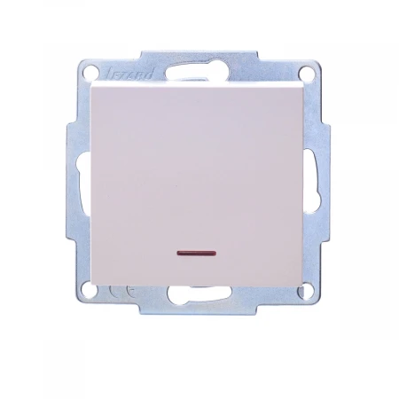 Выключатель с подсветкой Lezard Vesna кремовый 742-0388-111