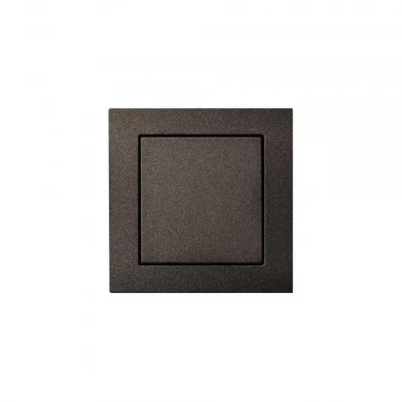 Выключатель одноклавишный Liregus Epsilon антрацит 28-102