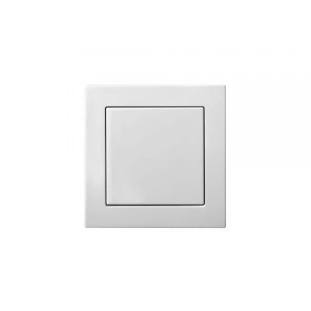 Выключатель одноклавишный Liregus Epsilon белый 28-002