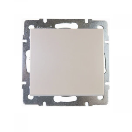 Выключатель Lezard Rain белый жемчуг 703-3088-100