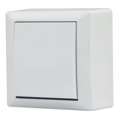 Выключатель одноклавишный Vesta-Electric Mega белый FVK030101BEL