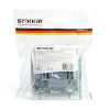 Переключатель двухклавишный Stekker Эрна белый PSW10-9005-01 39919 Переключатель двухклавишный Stekker Эрна белый PSW10-9005-01 39919