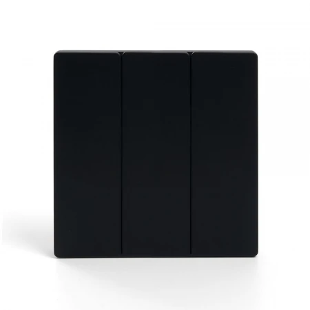 Выключатель трехклавишный беспроводной Feron Smart черный TM83 41724