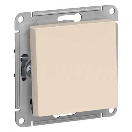 Переключатель одноклавишный перекрестный Systeme Electric AtlasDesign 10A 250V бежевый ATN000271