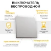 Выключатель одноклавишный беспроводной Feron Smart серебро TM181 41719