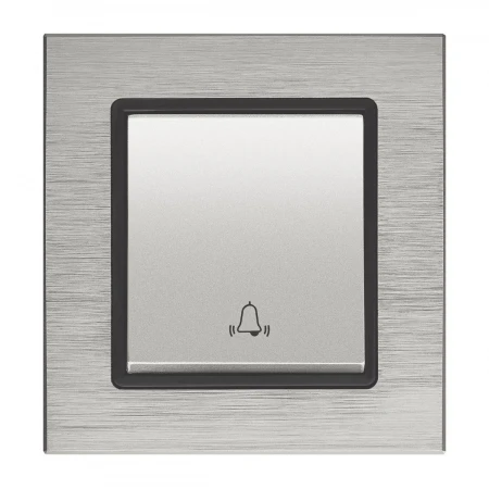Выключатель Звонок Vesta-Electric Exclusive Silver Metallic серебро FVK050308SER