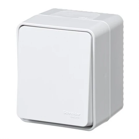 Выключатель одноклавишный Systeme Electric AtlasDesign 10A 250V белый ATN540111