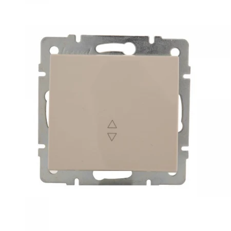 Выключатель проходной Lezard Rain кремовый 703-0388-105