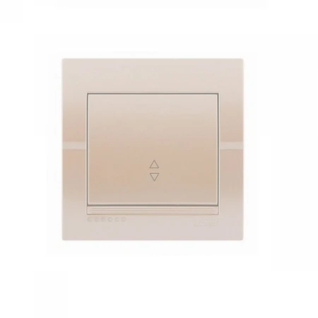 Выключатель проходной Lezard Deriy белый жемчуг 702-3030-105