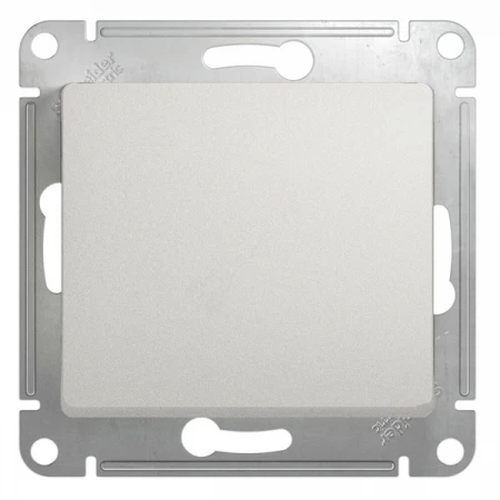 Выключатель одноклавишный Systeme Electric Glossa 10A 250V перламутр GSL000611