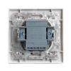Переключатель одноклавишный перекрестный Stekker Эрна белый PSW10-9009-01 39925 Переключатель одноклавишный перекрестный Stekker Эрна белый PSW10-9009-01 39925