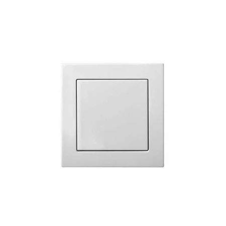 Выключатель одноклавишный Liregus Epsilon белый 28-0071