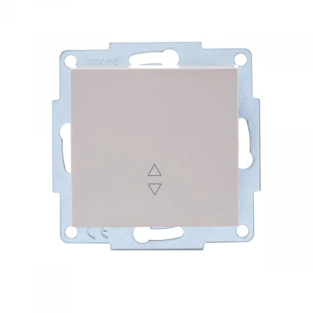 Выключатель проходной Lezard Vesna кремовый 742-0388-105