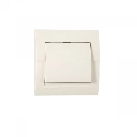 Выключатель Lezard Deriy кремовый 702-0303-100