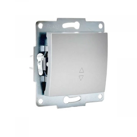 Выключатель проходной Lezard Karina матовое серебро 707-4388-105