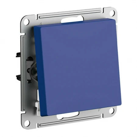 Переключатель одноклавишный перекрестный Systeme Electric AtlasDesign 10A 250V аквамарин ATN001171