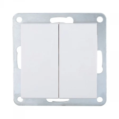 Переключатель LK Studio 2-кл., с двух мест (схема 6+6) 16 A, 250 B (белый) LK80 841304-1