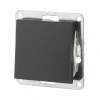 Выключатель-кнопка LK Studio 1-кл.(схема 1Т) 16 A, 250 B (черный бархат) LK80 840508-1 Выключатель-кнопка LK Studio 1-кл.(схема 1Т) 16 A, 250 B (черный бархат) LK80 840508-1