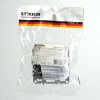 Выключатель одноклавишный Stekker Эрна с подсветкой черный PSW10-9101-03 49146