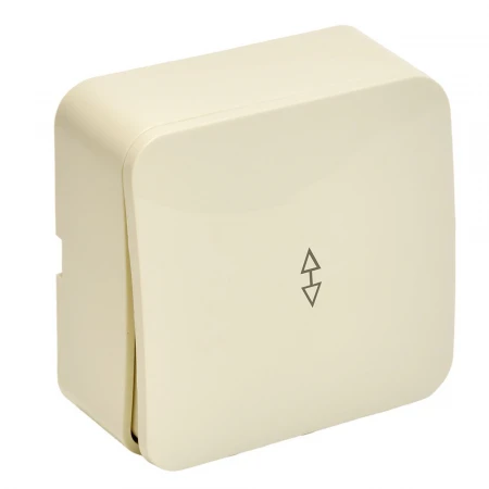 Переключатель одноклавишный Stekker слоновая кость MSW10-12-04 49478