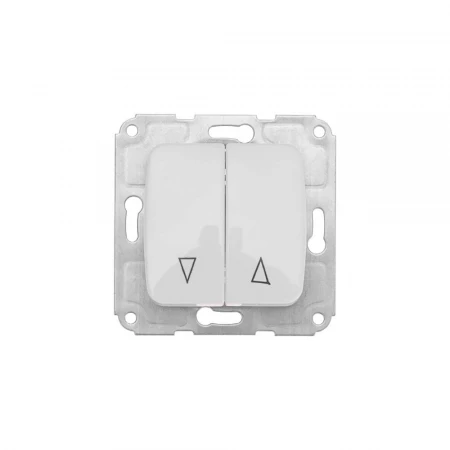 DEA Выключатель для жалюзи 2кл с/у 10А мех. Бел KRANZ KR-78-0209