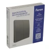 Выключатель двухклавишный беспроводной Feron Smart графит TM92 51024 Выключатель двухклавишный беспроводной Feron Smart графит TM92 51024