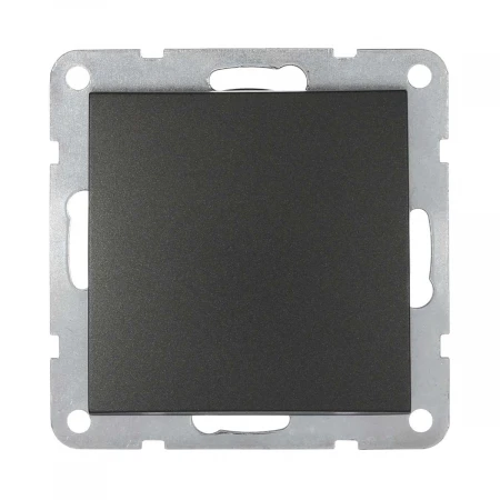 Выключатель 1-кл. LK Studio 16 A, 250 B (черный бархат) LK80, 840108-1