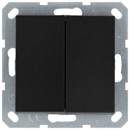 Выключатель двухклавишный Jasmart G3023B