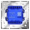 Проходной переключатель встраиваемый Voltum S70 двухклавишный 10А, (кашемир) VLS020303 Проходной переключатель встраиваемый Voltum S70 двухклавишный 10А, (кашемир) VLS020303