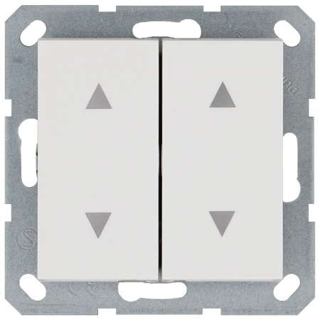 Выключатель двухклавишный Jasmart G3028W