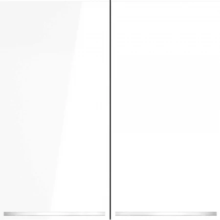 Проходной переключатель встраиваемый Voltum S70 двухклавишный с подсветкой 10А, (белый глянцевый) VLS020401