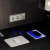 Выключатель встраиваемый Voltum S70 двухклавишный 10А, (шелк) VLS020104