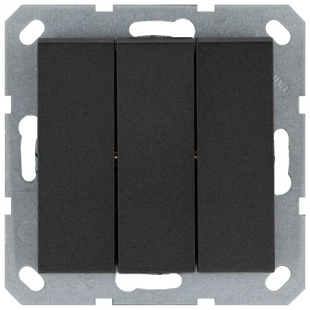 Выключатель трехклавишный Jasmart G3031B