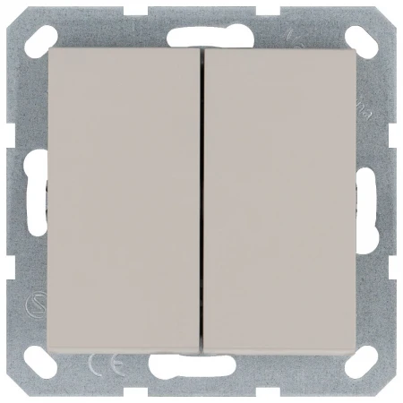 Выключатель двухклавишный Jasmart G3023T