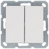 Выключатель двухклавишный Jasmart G3023W