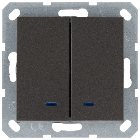 Выключатель двухклавишный Jasmart G3023NZ