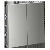 Выключатель встраиваемый Voltum S70 двухклавишный 10А, (сталь) VLS020105 Выключатель встраиваемый Voltum S70 двухклавишный 10А, (сталь) VLS020105