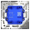 Выключатель встраиваемый Voltum S70 двухклавишный 10А, (сталь) VLS020105 Выключатель встраиваемый Voltum S70 двухклавишный 10А, (сталь) VLS020105