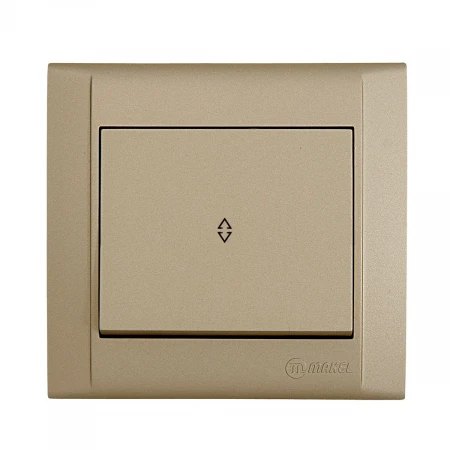 Выключатель 1 клав. прох. Makel Defne 42057005