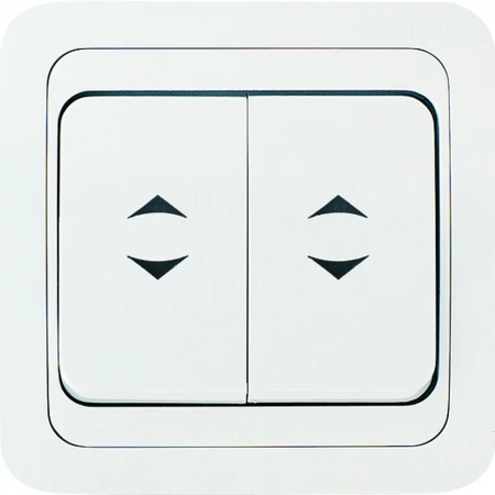 Выключатель 2 клав. прох. Makel Mimoza 12026