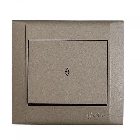 Выключатель 1 клав. прох. Makel Defne 42052005