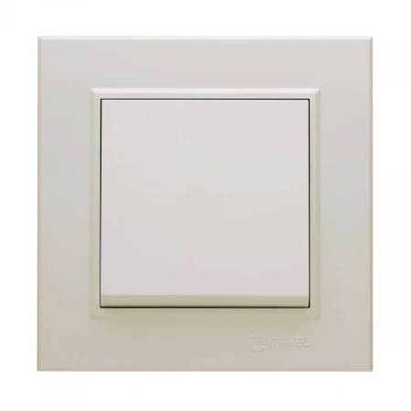 Выключатель Makel 1-кл. СП Karea 10А IP20 белый 56001001