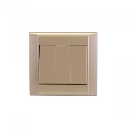 Выключатель 3 клав. 1 вход 3 выхода Makel Defne 42057091