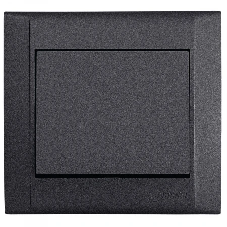 Выключатель Makel 1-кл. СП Defne 10А IP20 дым. металлик 42050001