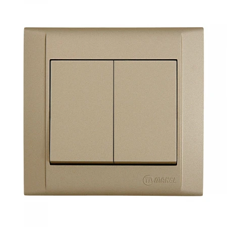 Выключатель 2 клав. Makel Defne 42057003